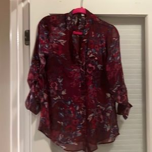 Pretty sheer blouse size M
